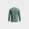 Sage Green Waffle Knit Rugby Polo