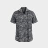 Tribal Print Cuban Shirt (Etheral Echo)
