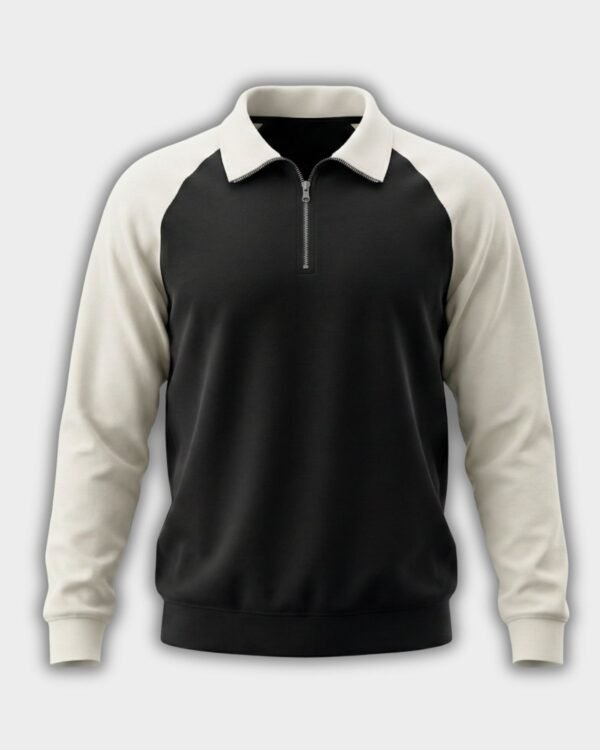 Premium Raglan Zipper Sweatshirt