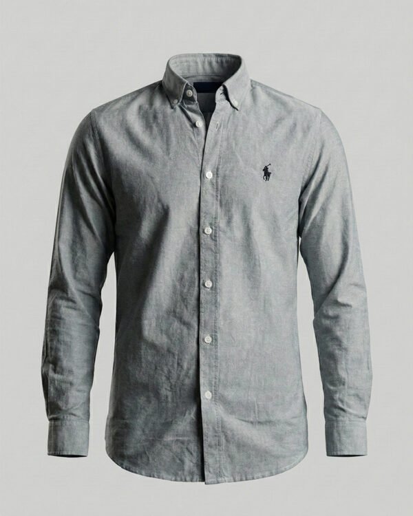 Premium Ash Grey Oxford Shirt
