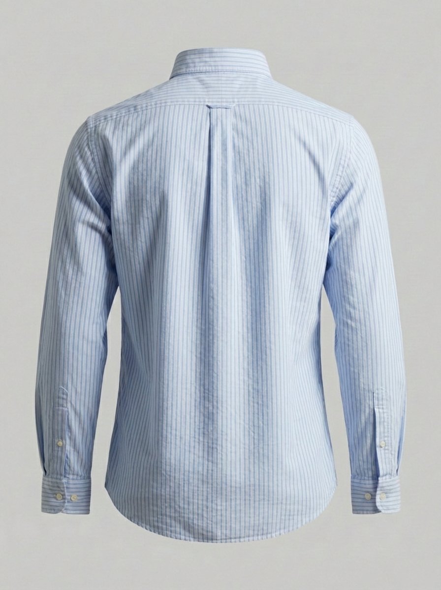 Classic Sky Blue Stripe Oxford Shirt