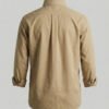 Camel Gold Luxe Satin-Stretch Shirt