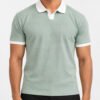 Misty Sage Johnny Collar (V-neck) Polo