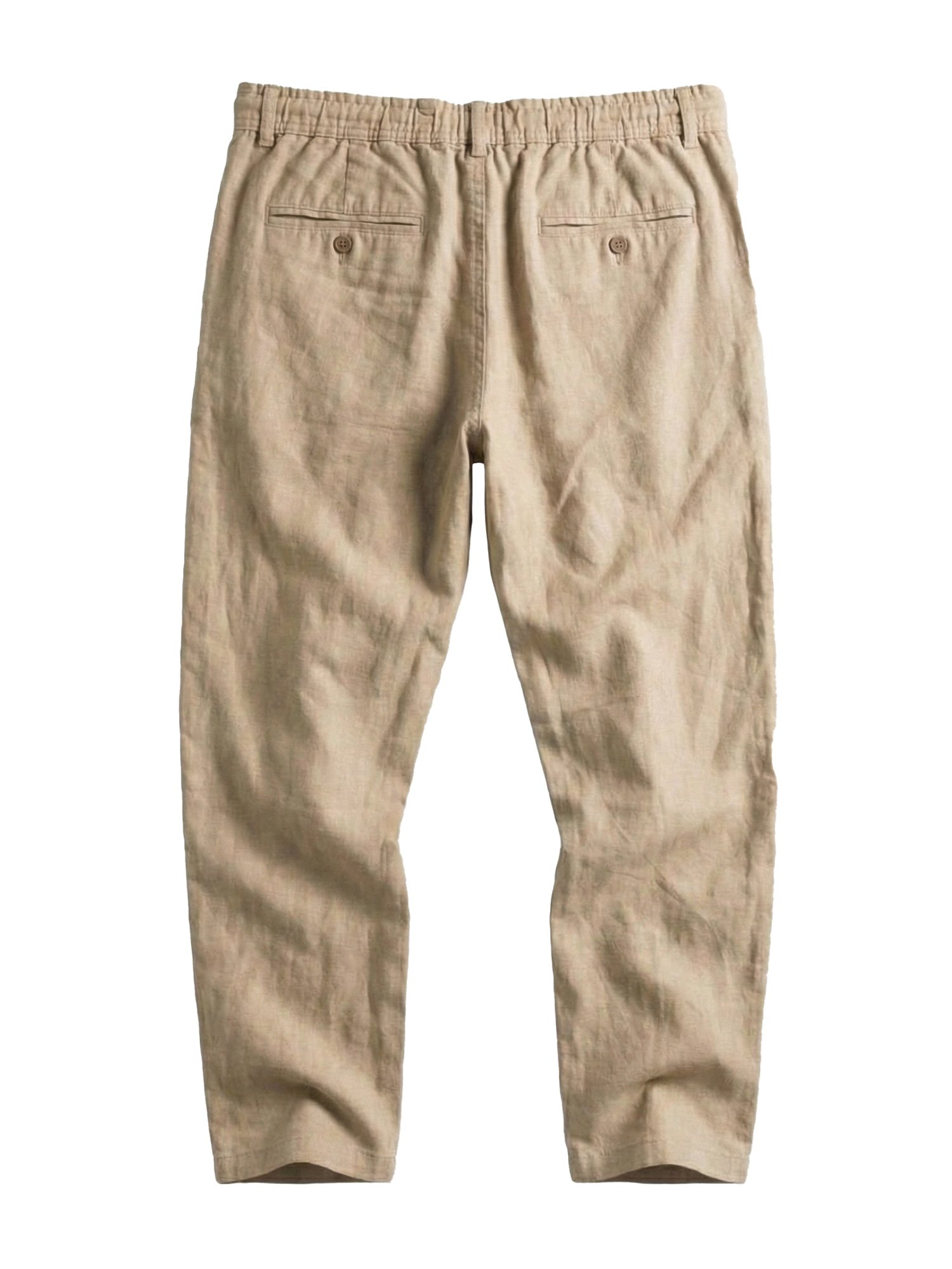 Men's Relaxed Fit Remi Cotton Pant (Beige) - Image 2