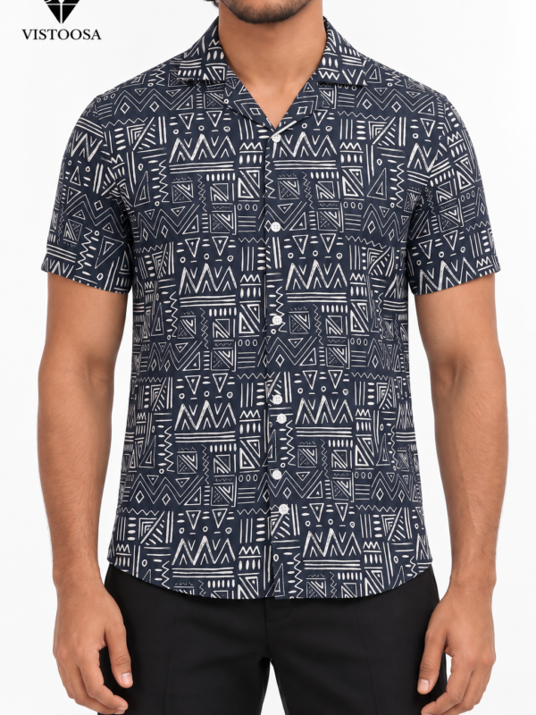 Premium Cuban Collar Shirt (Etharal Echo)