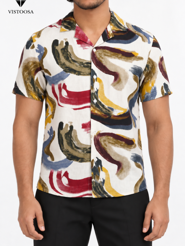 Premium Cuban Collar Shirt (Babyholic Stroke)