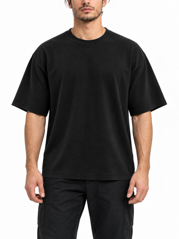 Black Drop Shoulder