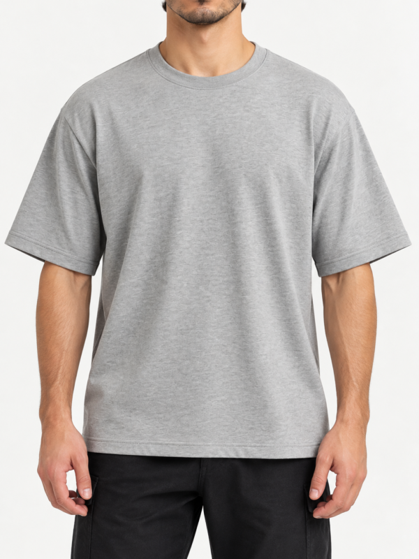 Stone White Drop Shoulder