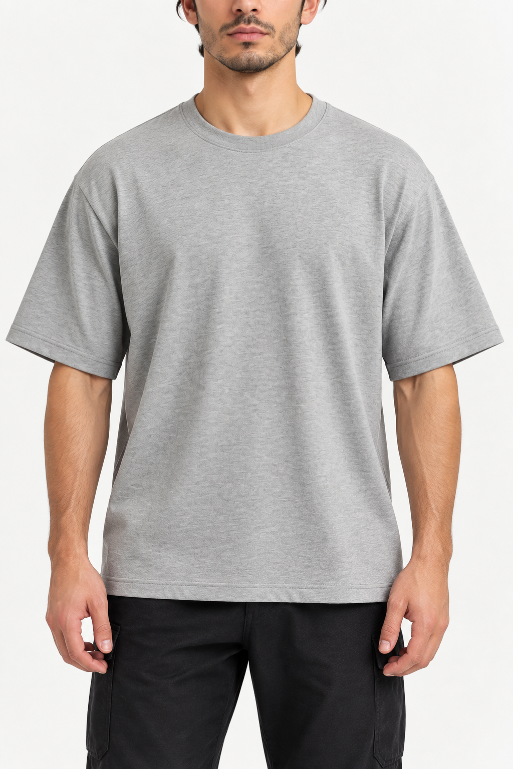 Stone White Drop Shoulder