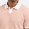 Nude Pink Johnny Collar (V-neck) Polo - Image 2